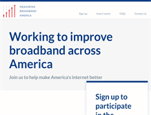 Tablet Screenshot of measuringbroadbandamerica.com